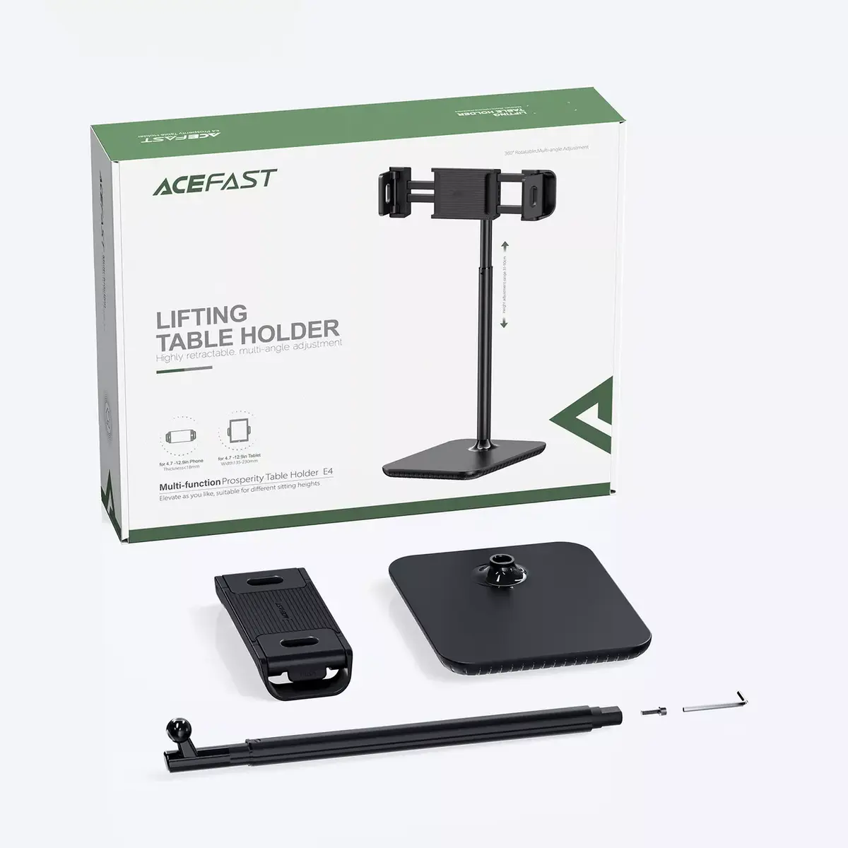 Acefast E4 black galda teleskopiskais turētājs Photo 11