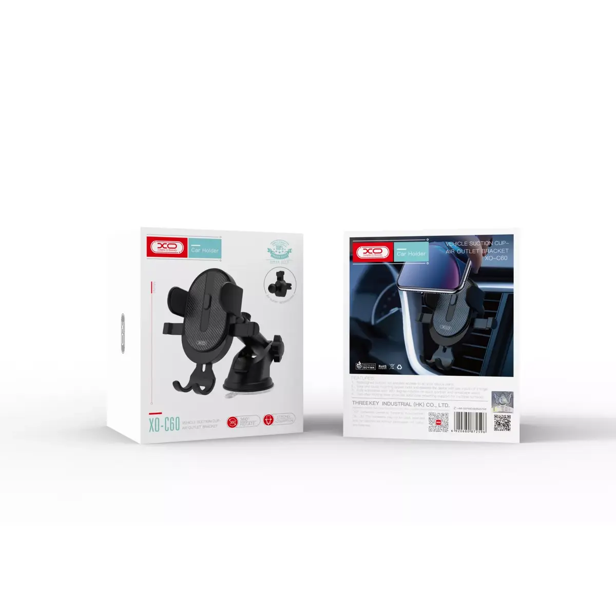 Car holder XO C60 — adjustable-angle phone mount Photo 6