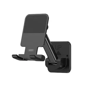 Table stand XO C99 adjustable-angle strong wall stick holder for tablets and phones, black