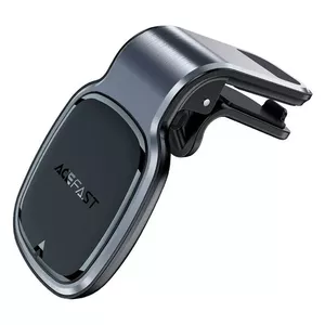 Car phone holder Acefast D16 gray — magnetic vent mount for air vent, compact metal design