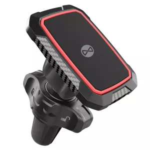 Car magnetic phone holder Forever MH-260, black, air vent mount, magnetic fastening