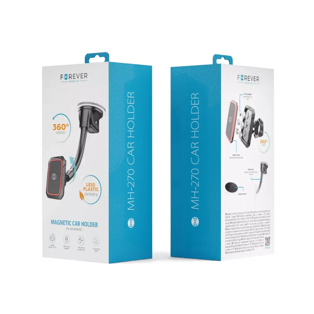 Car mount forever MH-270 — windshield phone holder Photo 6