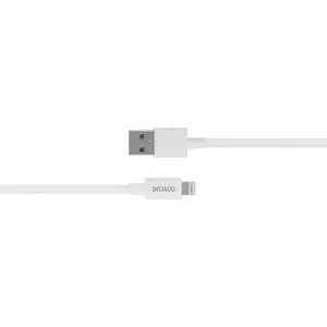 Lightning Cable Deltaco IPLH-403 3m 2.4A White