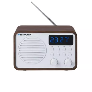 Blaupunkt PP7BT radio Pārnesams Analogais un digitālais Balts, Koks