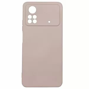 Aizsargvāks Evelatus no mīksta TPU priekš Xiaomi Poco M4 Pro 5G — bēšs