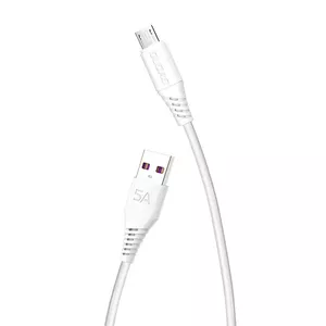 Dudao USB / micro USB fasst charging data cable 5A 1m white (L2M 1m white)