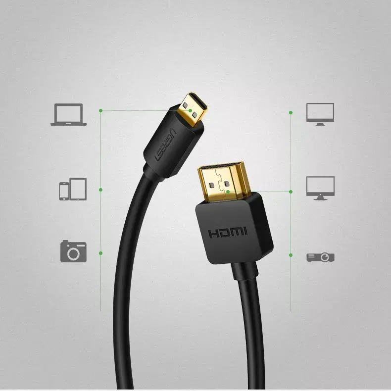 UGREEN micro HDMI uz HDMI kabelis 1,5 m Photo 9
