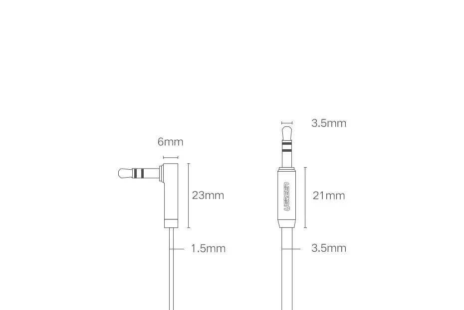 UGREEN 3,5 mm uz 3,5 mm audio kabelis 5 m Photo 14