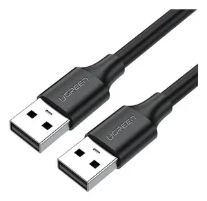 USB cable UGREEN US102 USB 2.0 1 m USB A to USB A Black