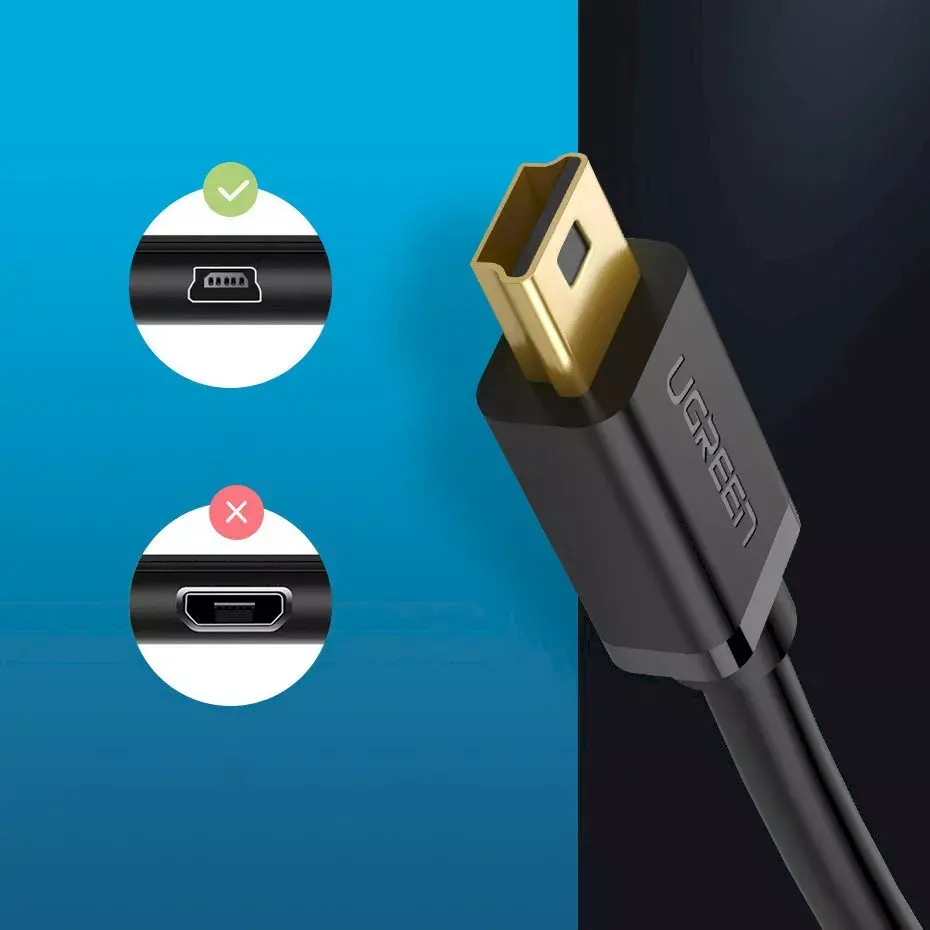 Кабель USB UGREEN 10385 Mini-USB 1.5 м Photo 3