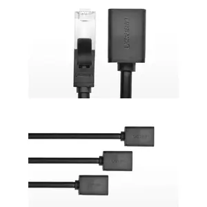 Ethernet extension cable UGREEN RJ45 Cat6 FTP 1000 Mbps 5 m black