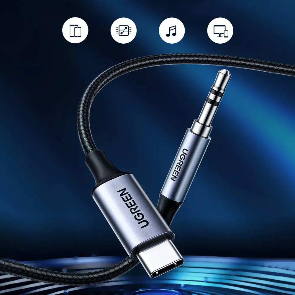 UGREEN CM450 3.5 mm — USB‑C AUX kabelis 1 m Photo 7