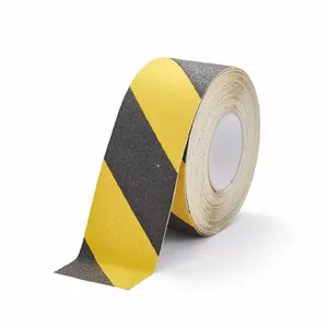 Barricade Tape Durable Duraline 15 m Black Yellow Aluminium Plastic