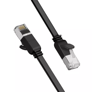 UGREEN flat Ethernet patchcord RJ45 Cat6 UTP 1000 Mbps 1 m black