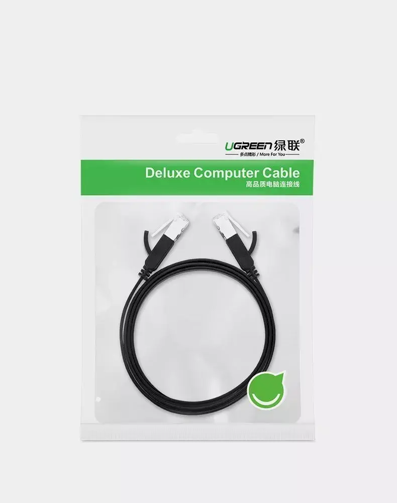 UGREEN Cat6 плоский Ethernet кабель RJ45 1 м Photo 5