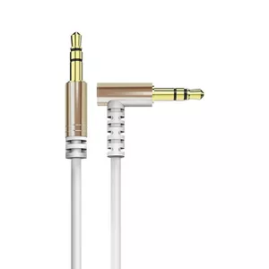 Dudao angled cable AUX mini jack 3.5mm 1m cable white (L11 white)