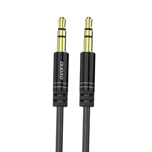 Dudao long extensible AUX mini jack 3.5mm cable spring ~ 170cm black (L12 black)