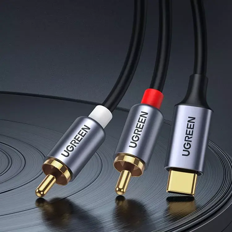 UGREEN USB Type-C to 2×RCA audio cable 1.5 m Photo 4