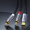 UGREEN USB Type-C to 2×RCA audio cable 1.5 m Photo 4