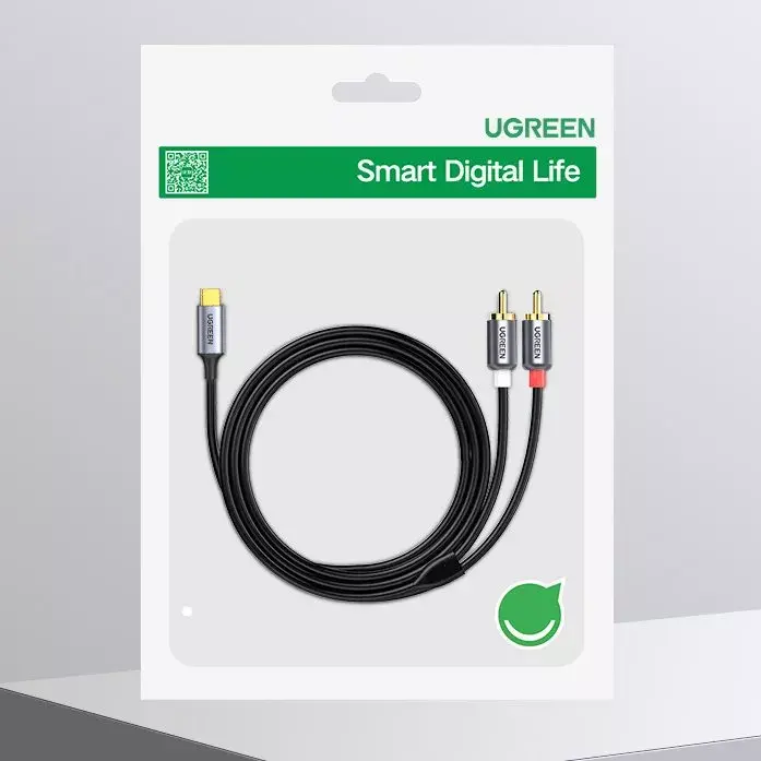 UGREEN USB Type-C to 2×RCA audio cable 1.5 m Photo 5