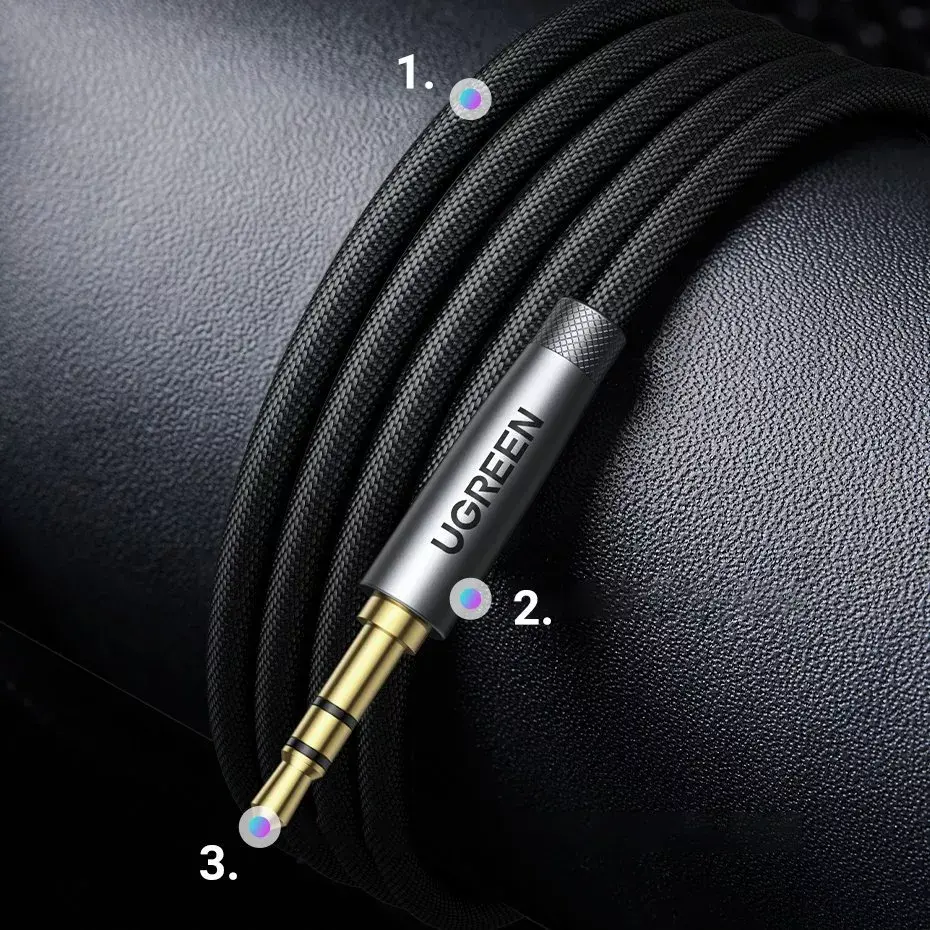 UGREEN AV190 3.5mm audio extension cable 2 m Photo 3