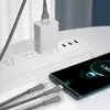 Dudao 3-in-1 USB Cable Lightning/microUSB/USB-C 65W 1.2m Photo 2