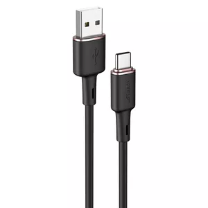 USB Type-C cable Acefast C2-04 — 1.2 m length, 3A charging/data, black