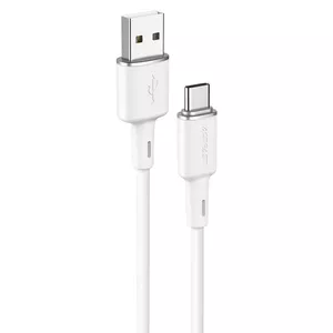 USB Type-C cable Acefast C2-04 — 1.2 m, 3 A, white
