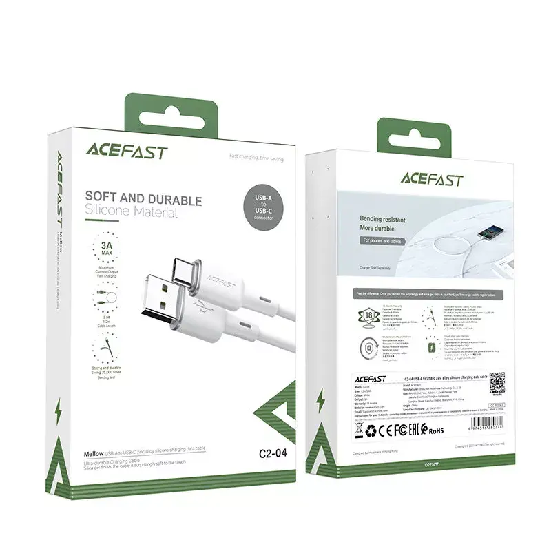 Acefast USB Type-C C2-04 — 1.2 m, 3 A Photo 5