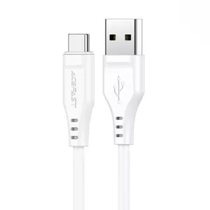 Acefast USB kabelis - USB C tipa 1,2 m, 3A, balts (C3-04 balts)
