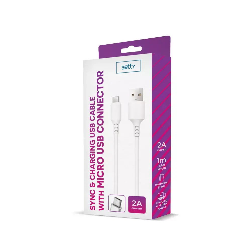 Setty microUSB кабель 1,0 м 2A Photo 2