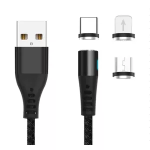 USB A kabelis MaXlife OEM001959 — 1 m, melns
