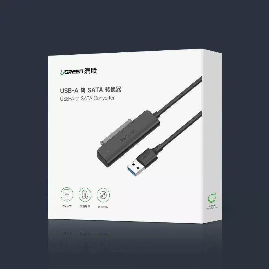 UGREEN 70609 2.5" SATA III USB 3.0 ārējais korpuss Photo 3