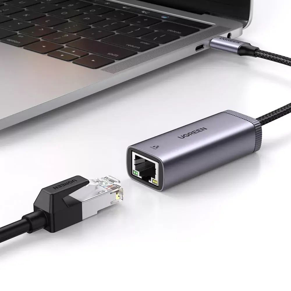 UGREEN CM483 tīkla adapteris USB-C uz RJ45 Photo 2