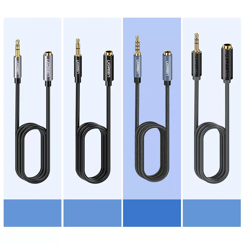 UGREEN audio kabelis 3,5 mm — 3,5 mm 1,5 m Photo 6