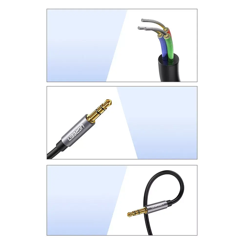 UGREEN audio kabelis 3,5 mm — 3,5 mm 1,5 m Photo 7