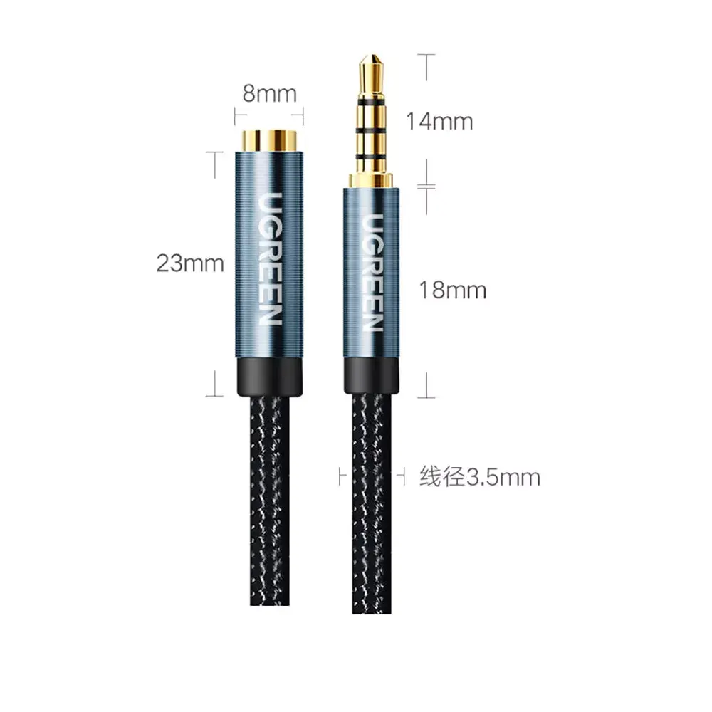 UGREEN audio kabelis 3,5 mm — 3,5 mm 1,5 m Photo 14