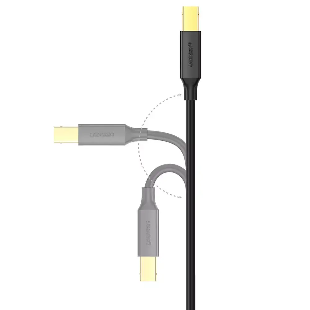 UGREEN USB Type B uz USB 2.0 kabelis 1 m Photo 2