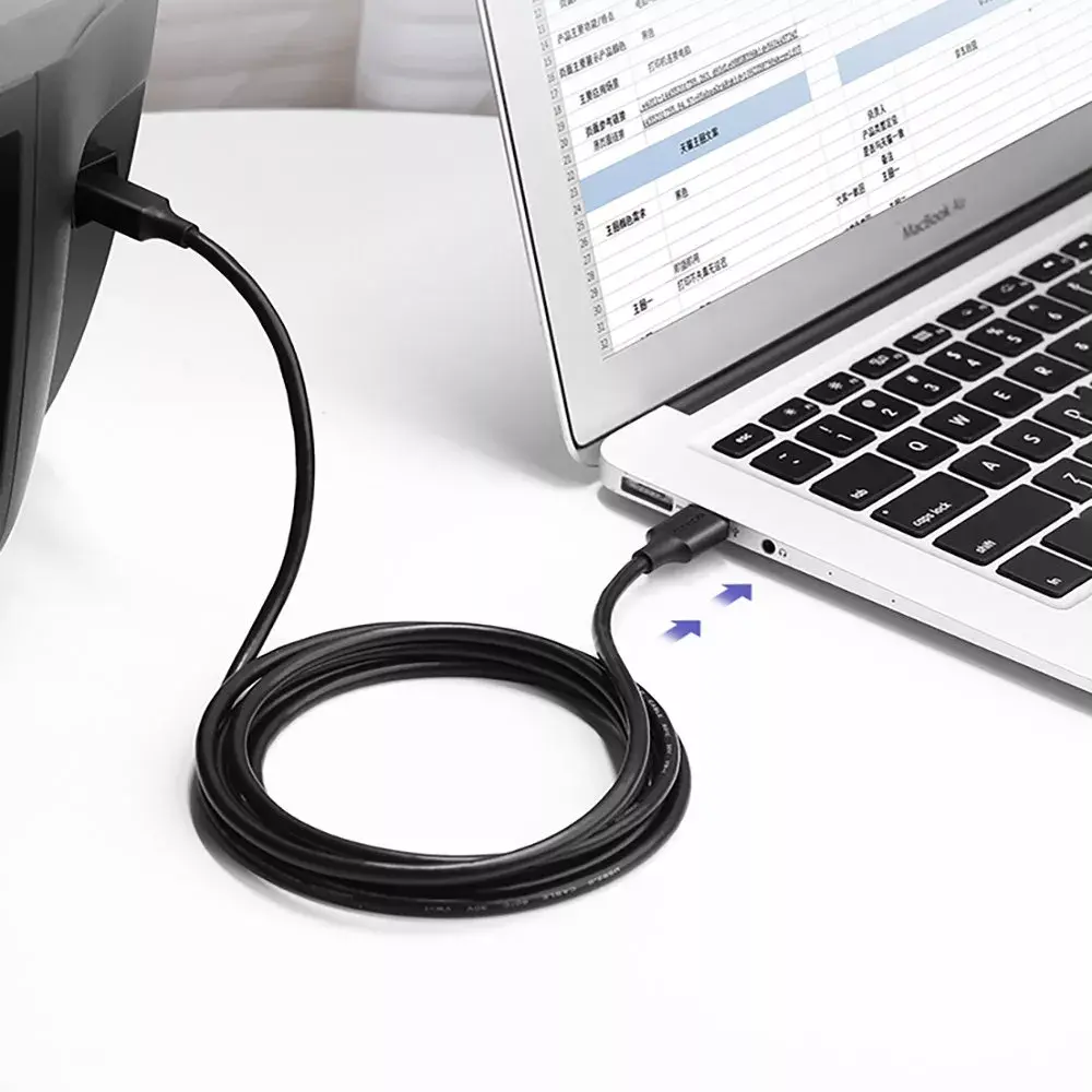UGREEN USB Type B uz USB 2.0 kabelis 1 m Photo 3