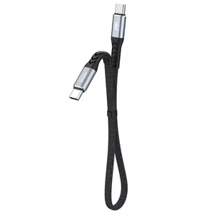 DUDAO L10C USB-C to 23cm Digital Data Cable 0.23 m Black Grey