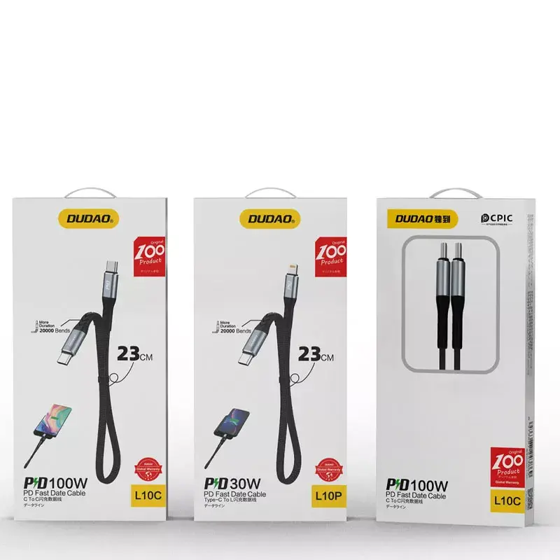 USB Kabeļs DUDAO L10C 0.23m Photo 2
