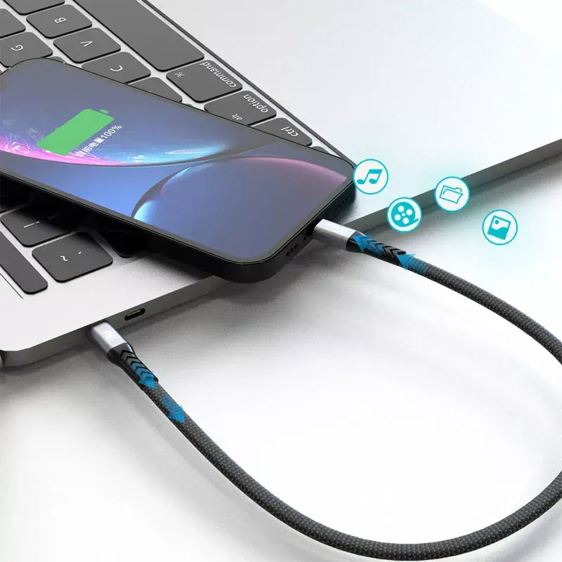 DUDAO USB-C uz Lightning 20W PD Kabelis Photo 4
