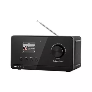 Krüger&Matz KM0816 radio Personālais Analogais un digitālais Melns
