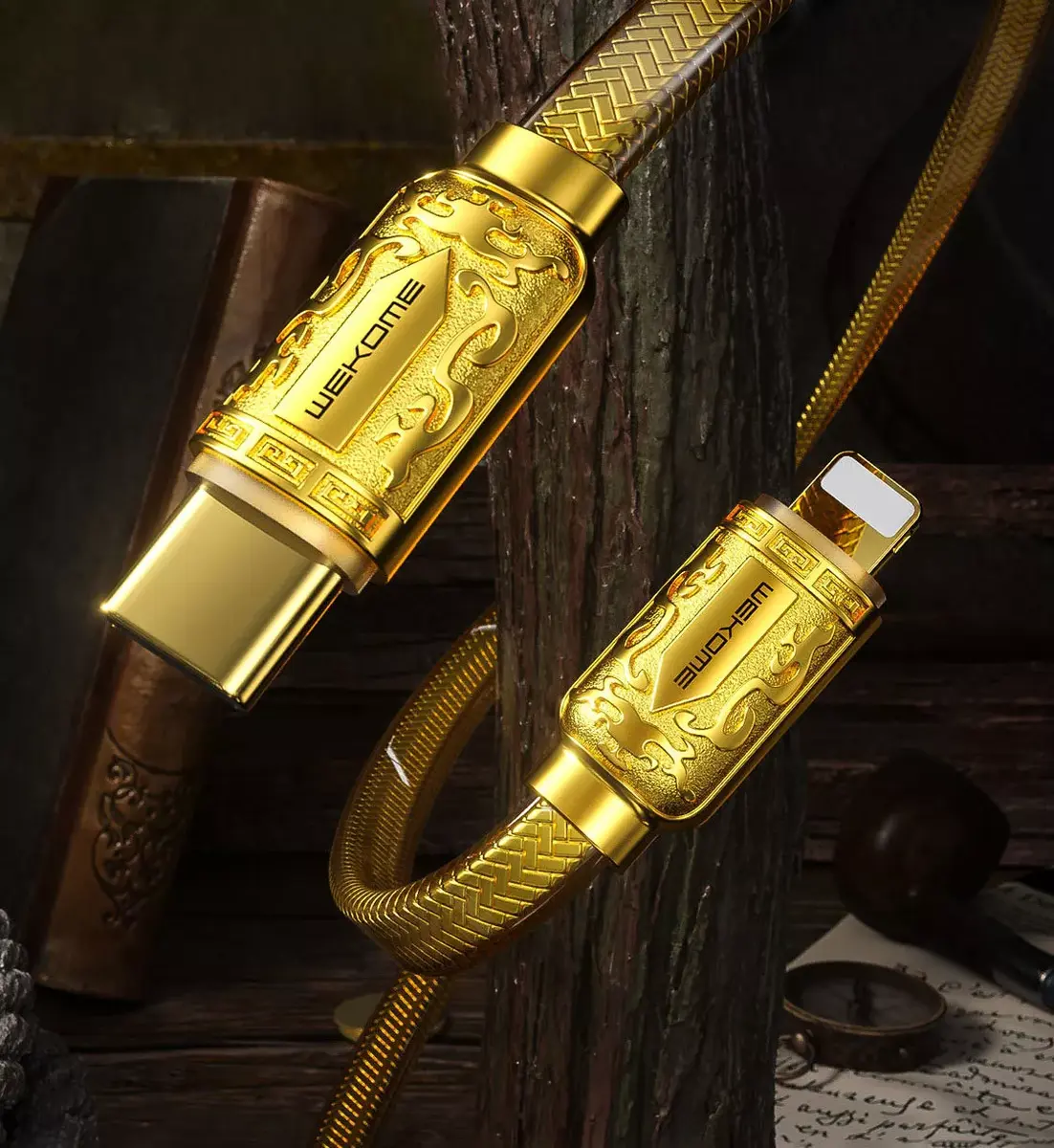 Кабель USB-C на Lightning WK Design WDC-163 Photo 3