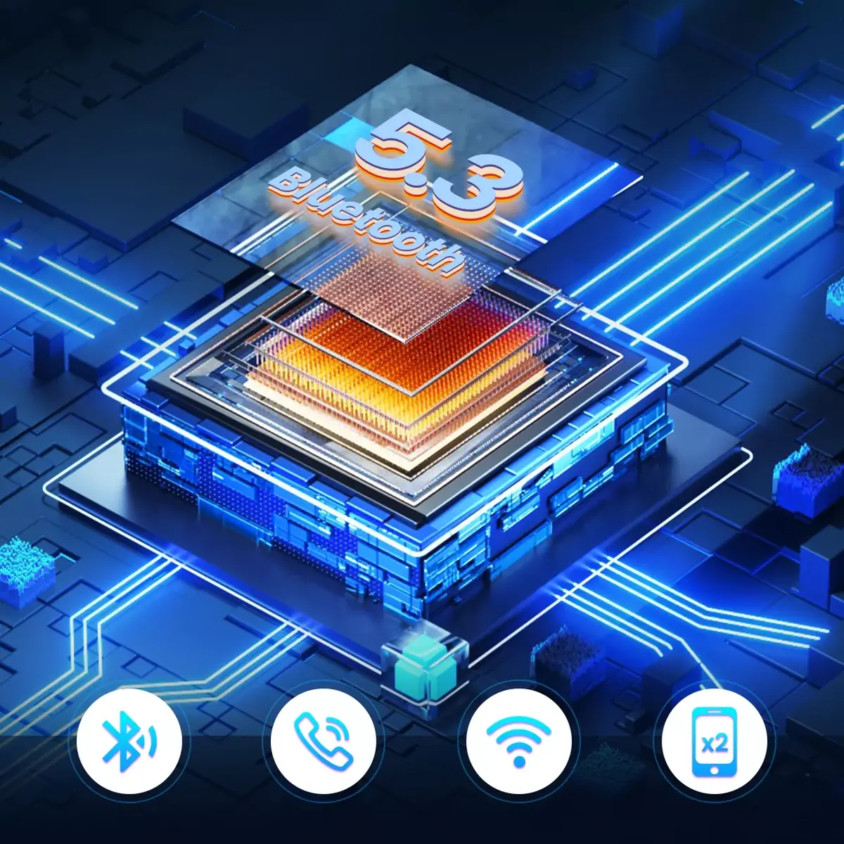 Bluetooth 5.3 трансмиттер Joyroom JR-CB1 с гарнитурой Photo 16