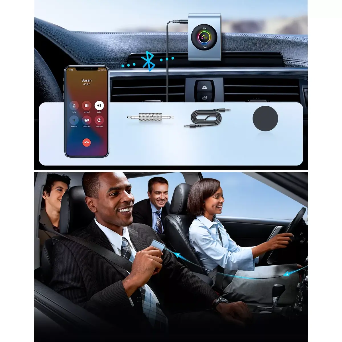 Bluetooth 5.3 трансмиттер Joyroom JR-CB1 с гарнитурой Photo 14
