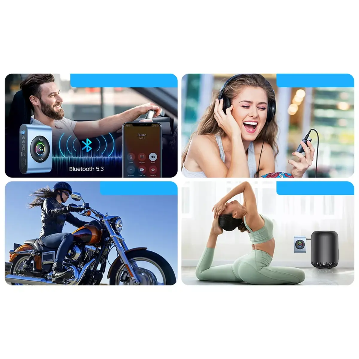 Bluetooth 5.3 трансмиттер Joyroom JR-CB1 с гарнитурой Photo 9