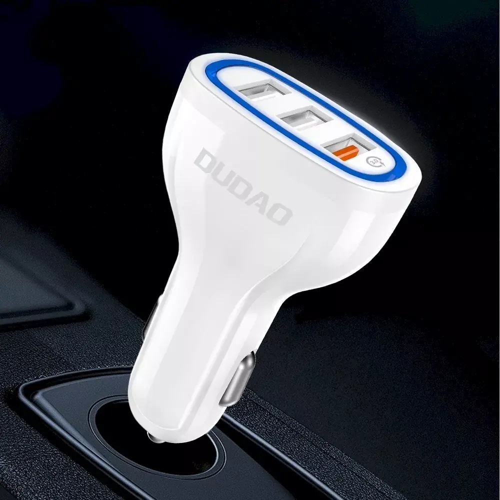 Автомобильное зарядное Dudao R7S — 3× USB‑A Photo 5