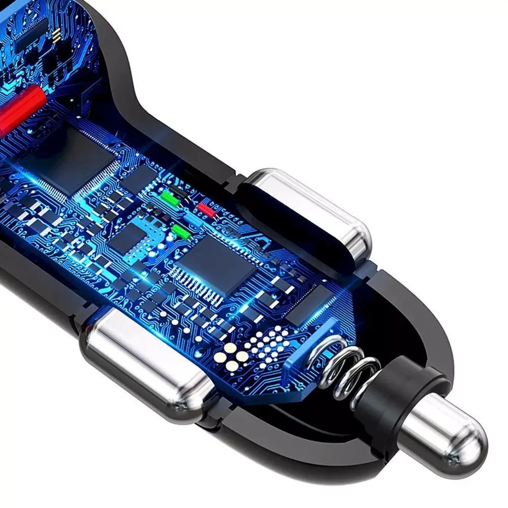Автомобильное зарядное Dudao R7S — 3× USB‑A Photo 10