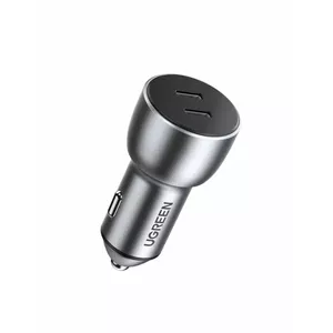 Автомобильное зарядное устройство Ugreen 70594 Универсальное Серое 12/24V 2x USB Type-C